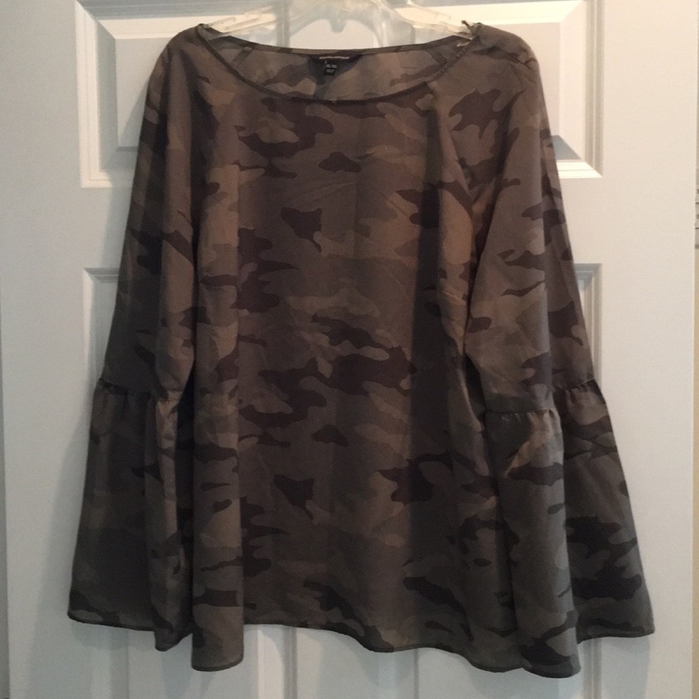Camo blouse